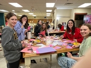 Valentine's in the making by Emma M, Reese C, Monica O, Haley N and Camryn C